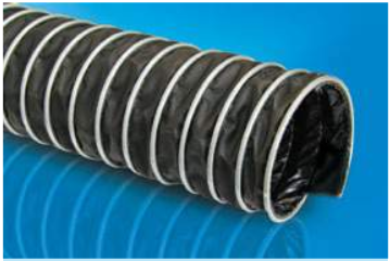 Хипалон на тканой основе с  PTFE плёнкой, внешняя оцинкованная спираль